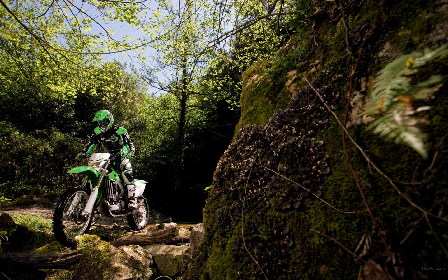 Мотоцикл модели Kawasaki KLX 450 R