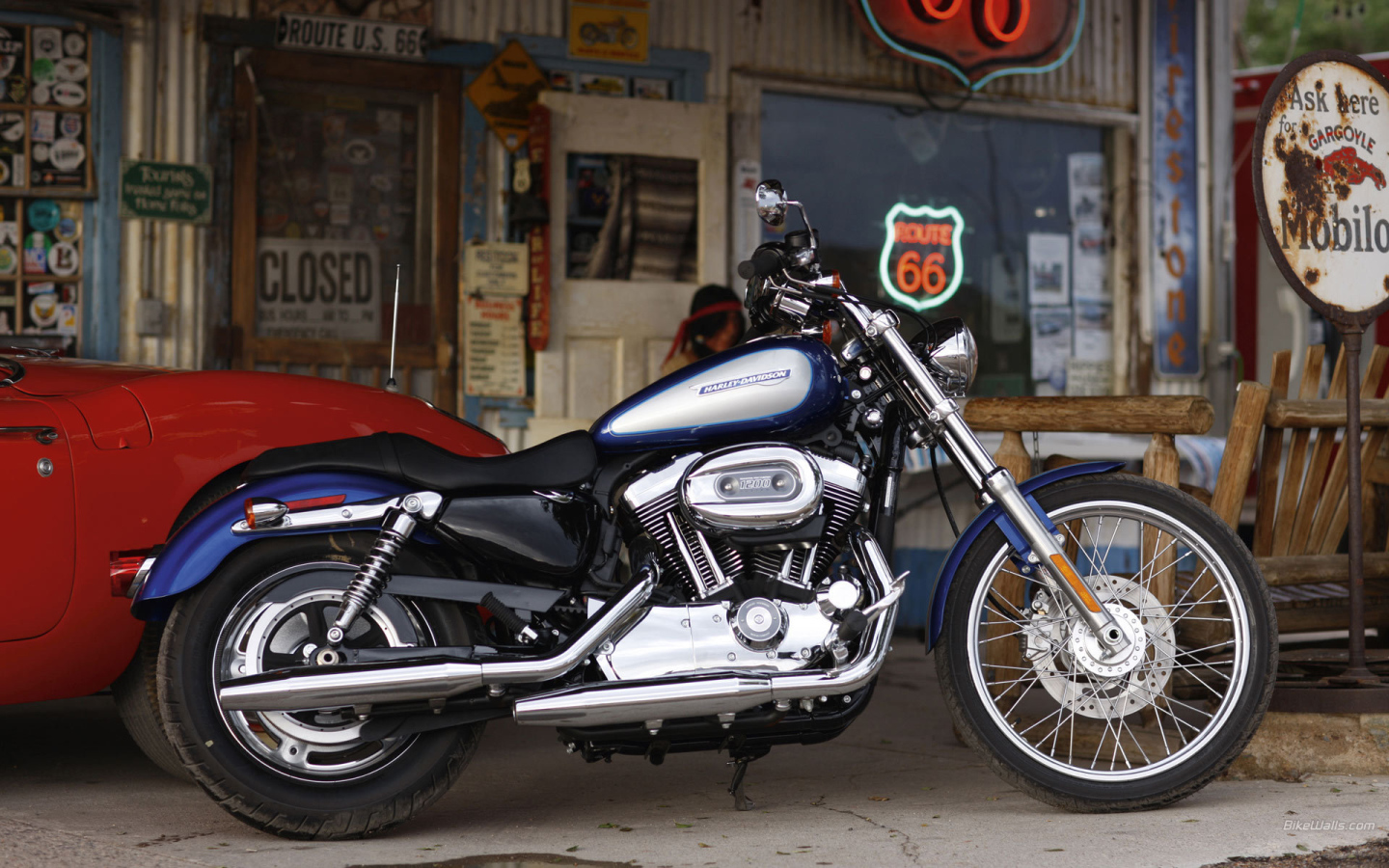 Невероятный мотоцикл Harley-Davidson XL 1200C Sportster Custom