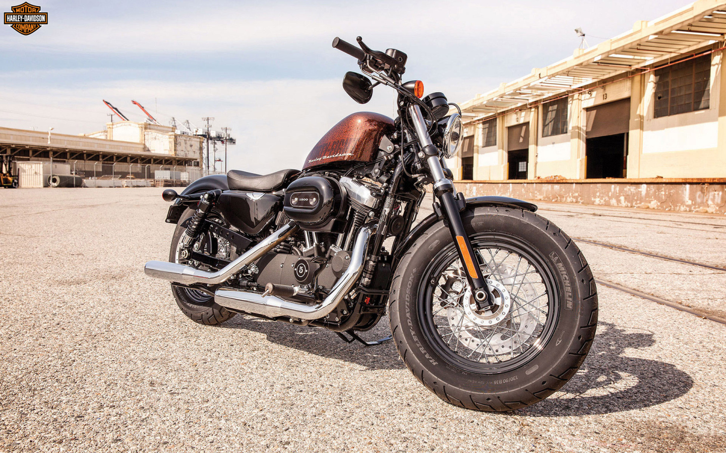 Невероятно быстрый мотоцикл Harley-Davidson XL 1200X Sportster Forty-Eight