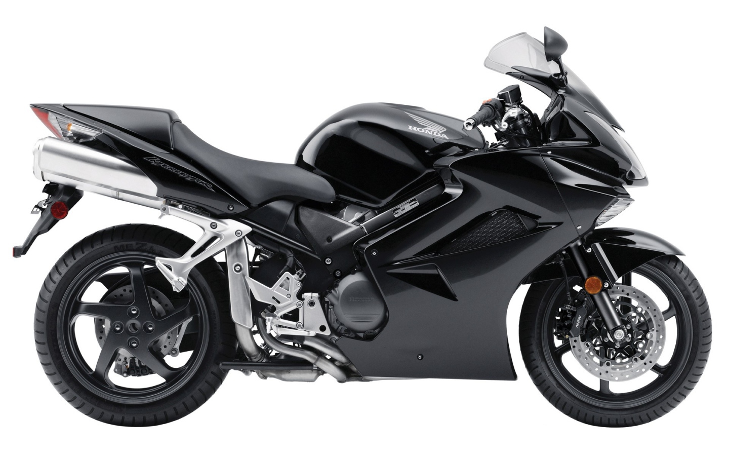 Мотоцикл Honda перехватчик черный