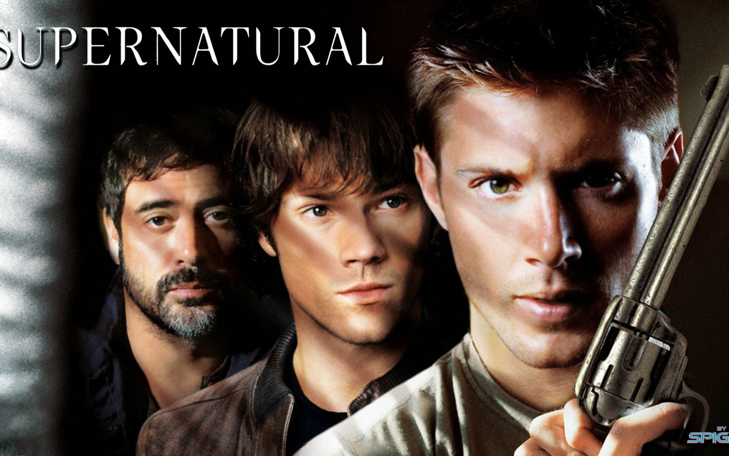 Дин с пистолетом из сериала Сверхъестественное