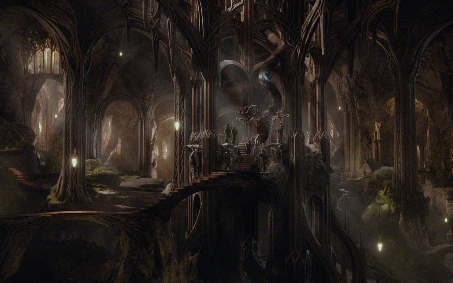 Дворец в фильме Хоббит Битва пяти армий