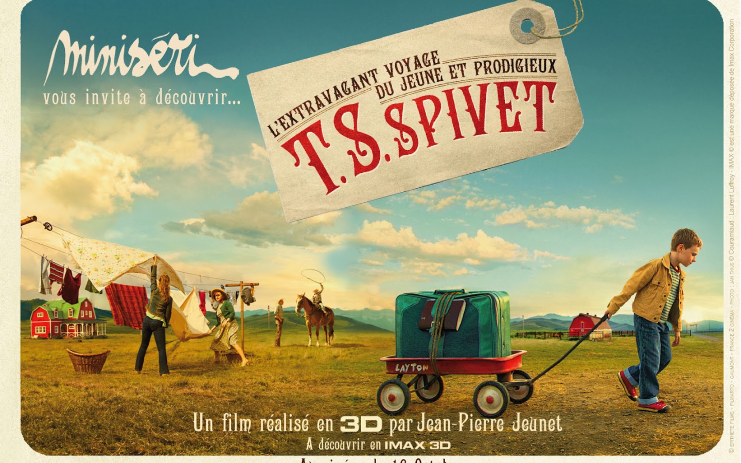 Постер фильма Невероятное путешествие мистера Спивета 2014