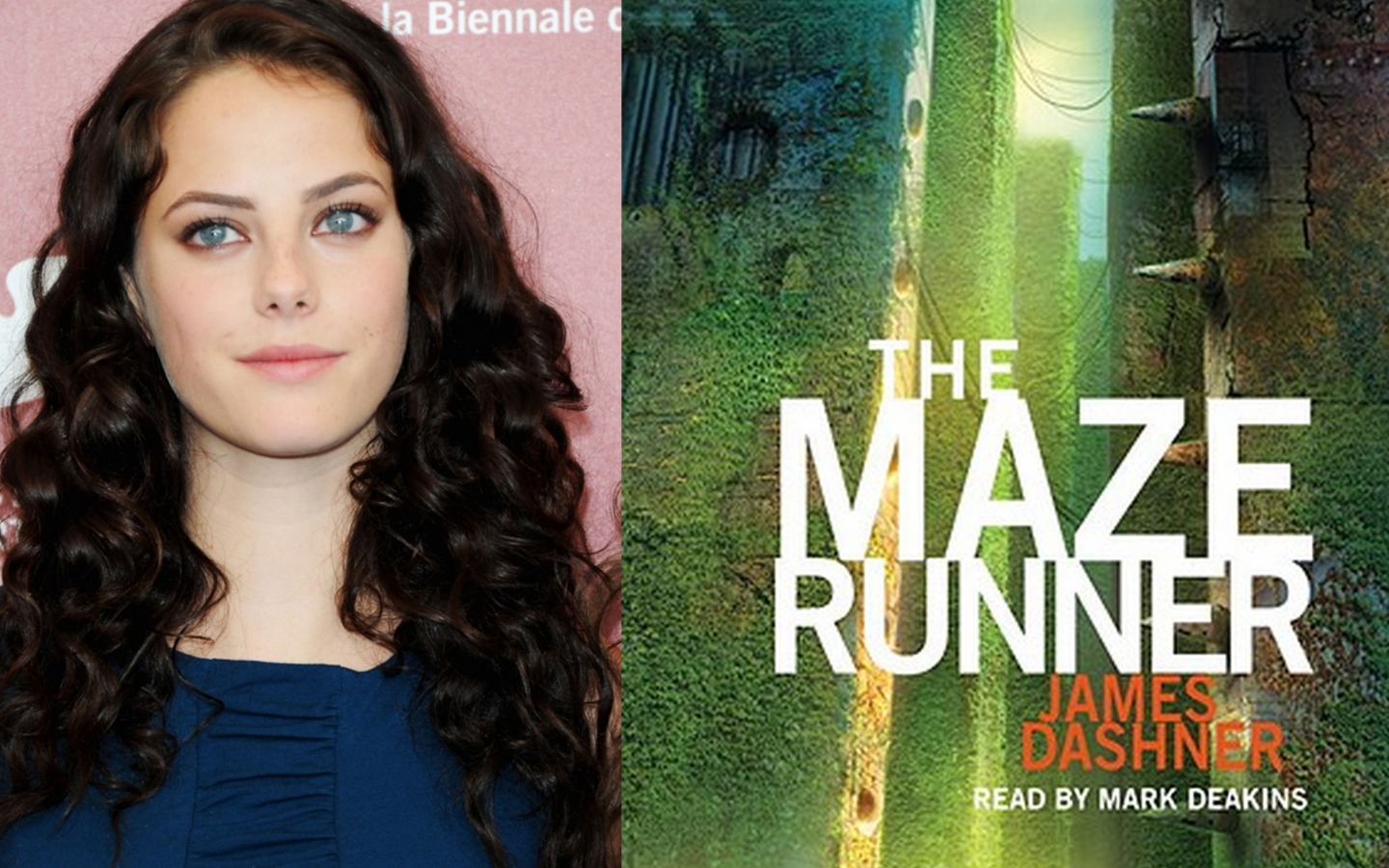 Бегущий по лабиринту милая девушка