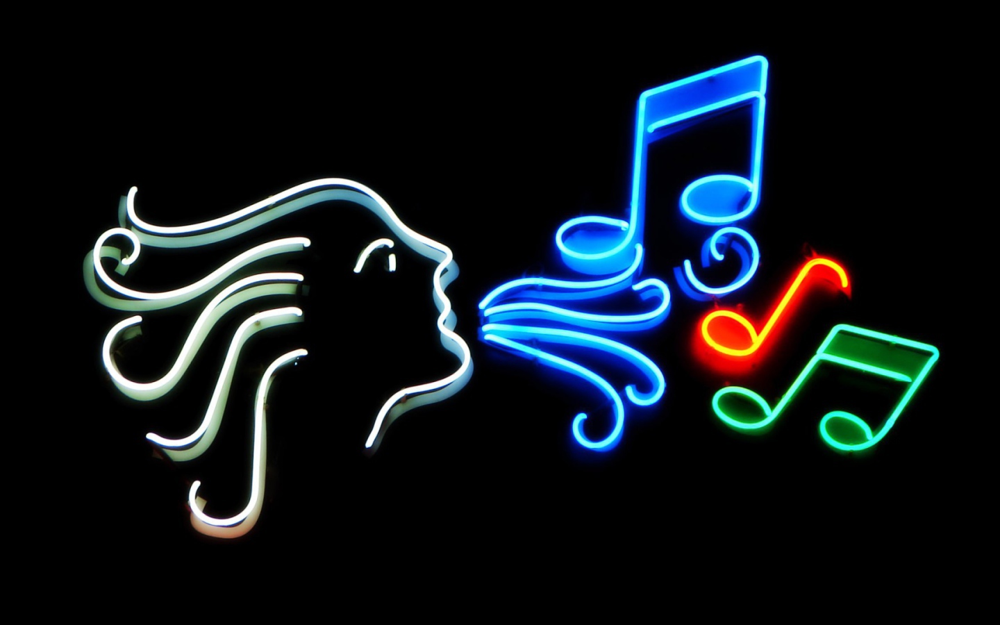 Подсветка в виде нот