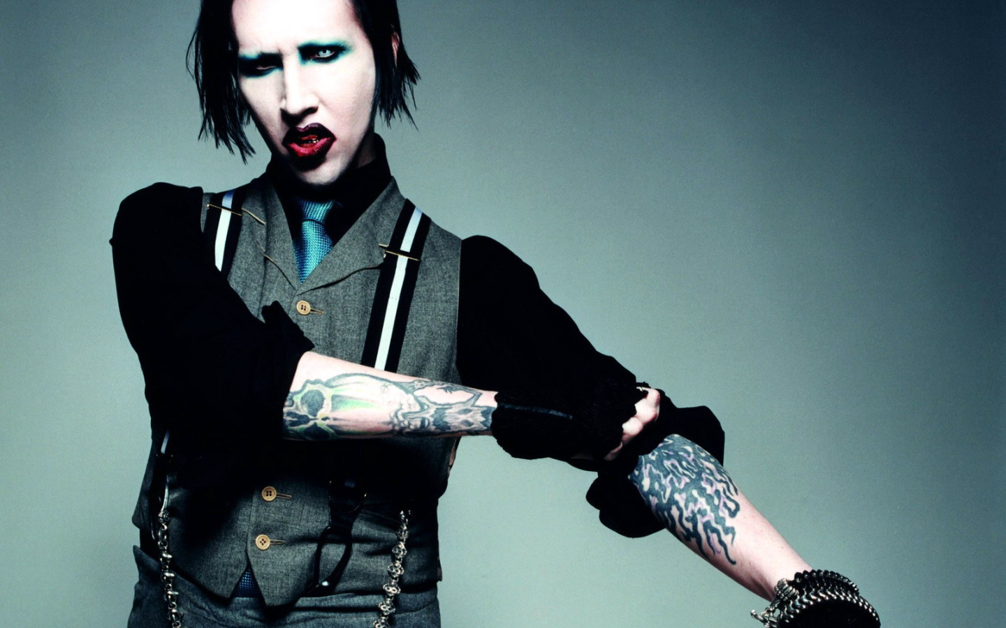 Знаменитый певец Marilyn Manson