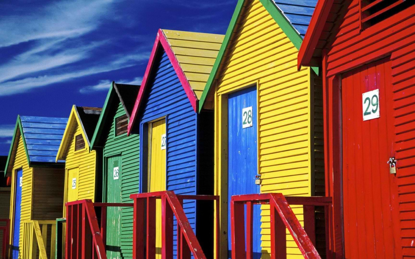 Пляжные домики в Южной Африке