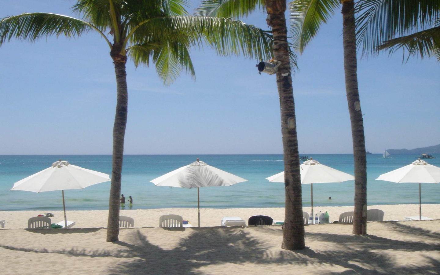 Белый пляж на Филиппинах