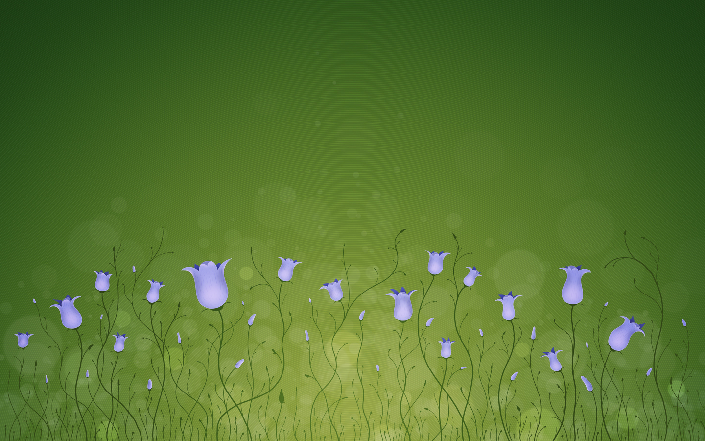 Красивый рисунок цветы колокольчики