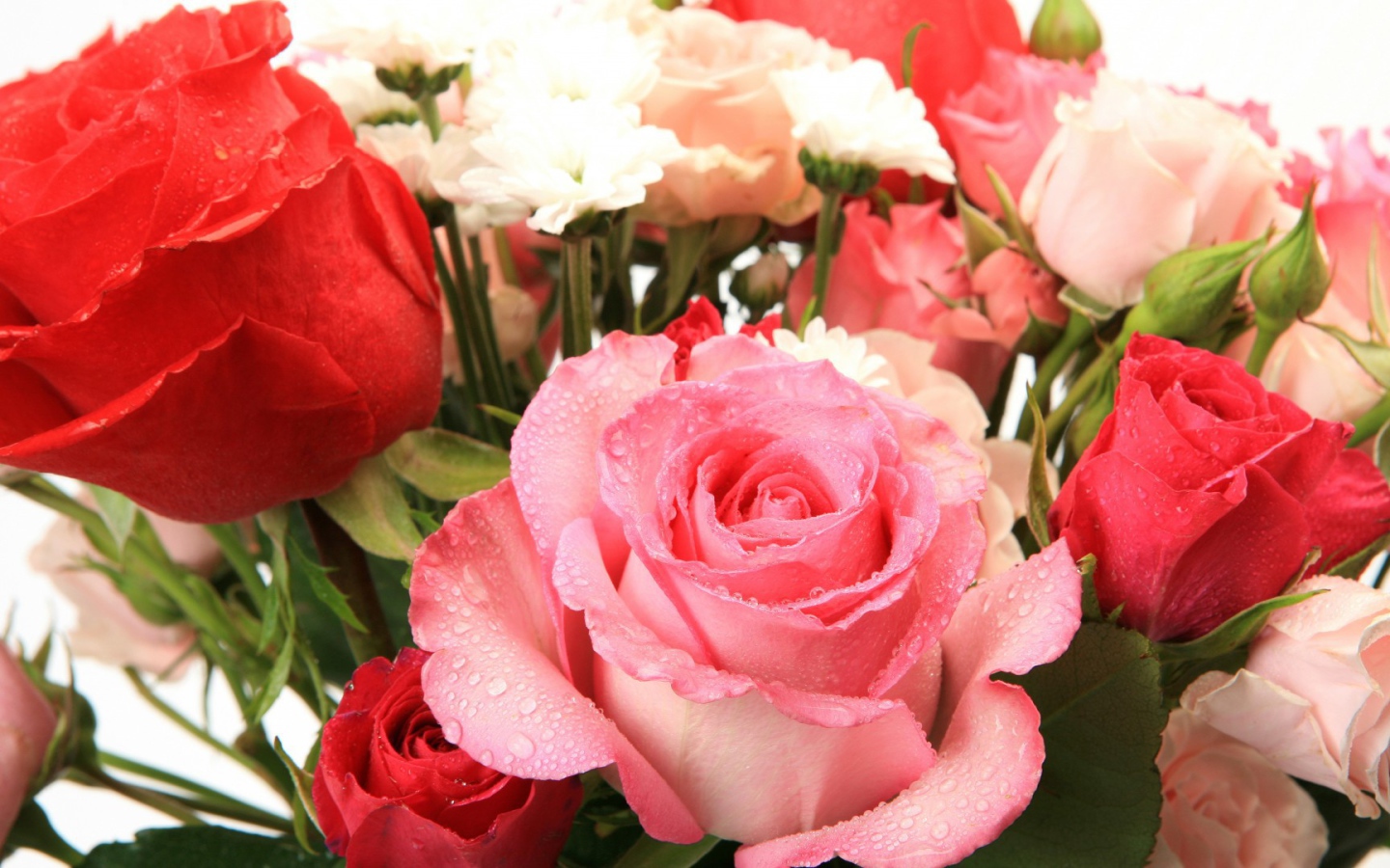 Букет из влажных роз