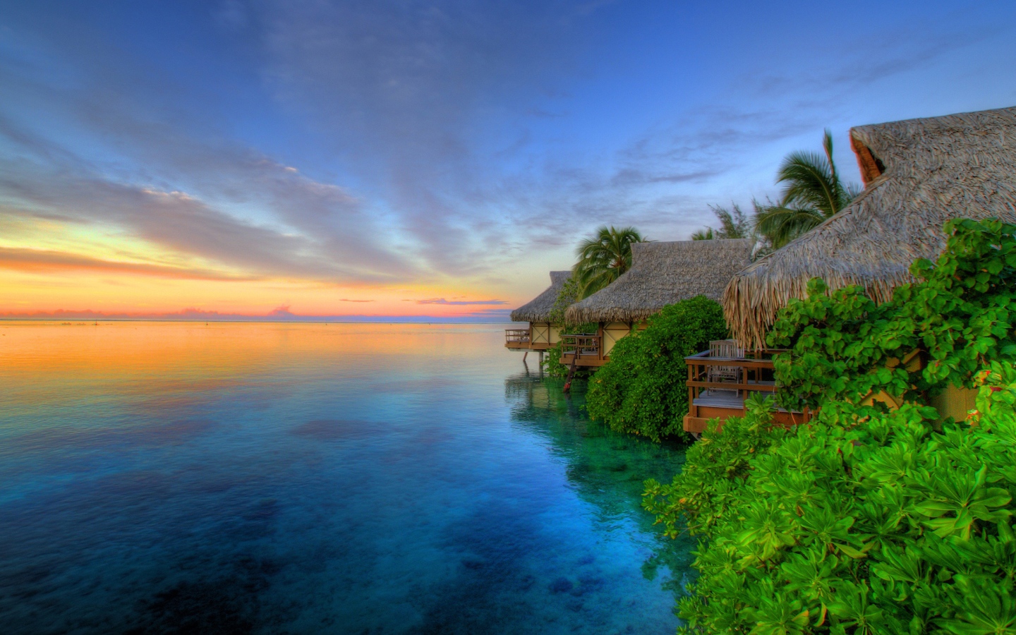 Закат на острове