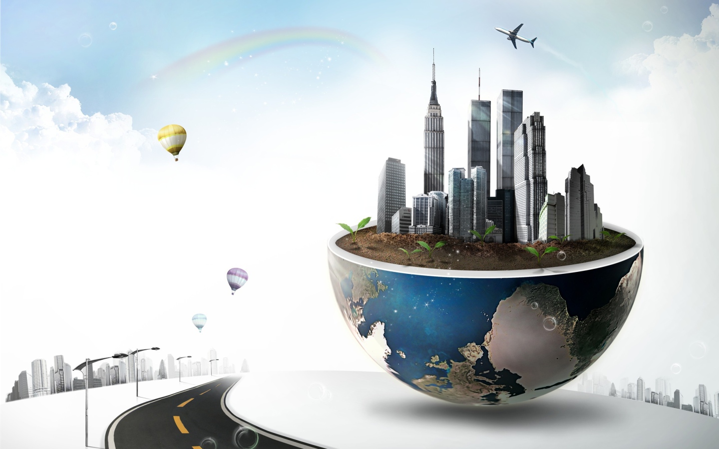 Абстрактный земной шар