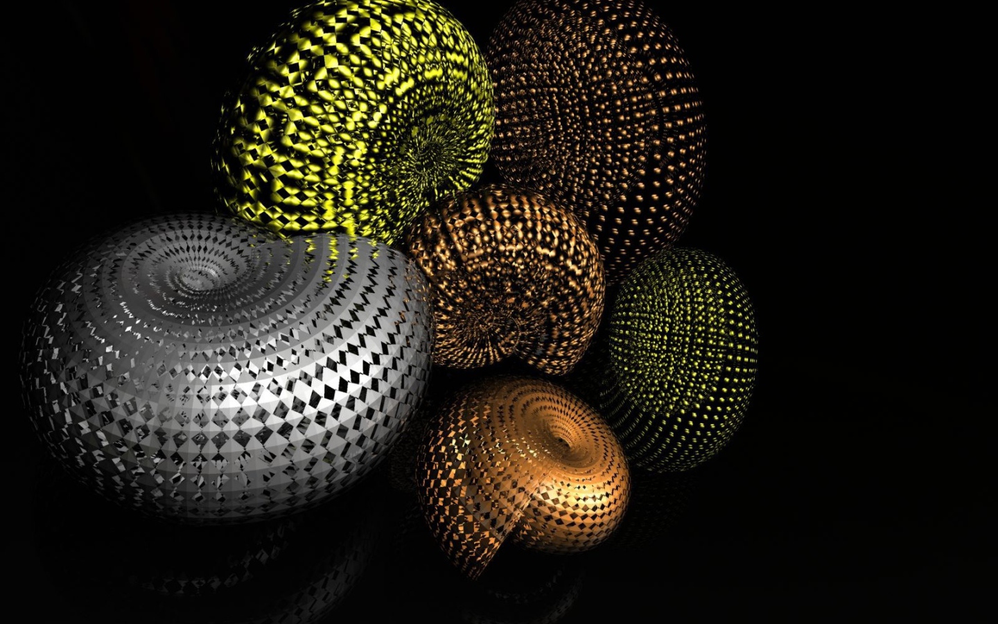 Разноцветные улитки