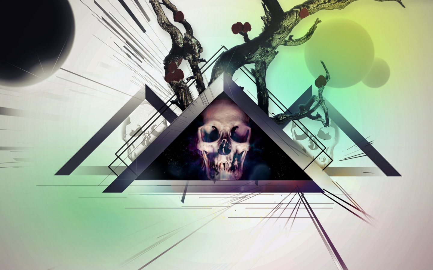 Череп в треугольнике