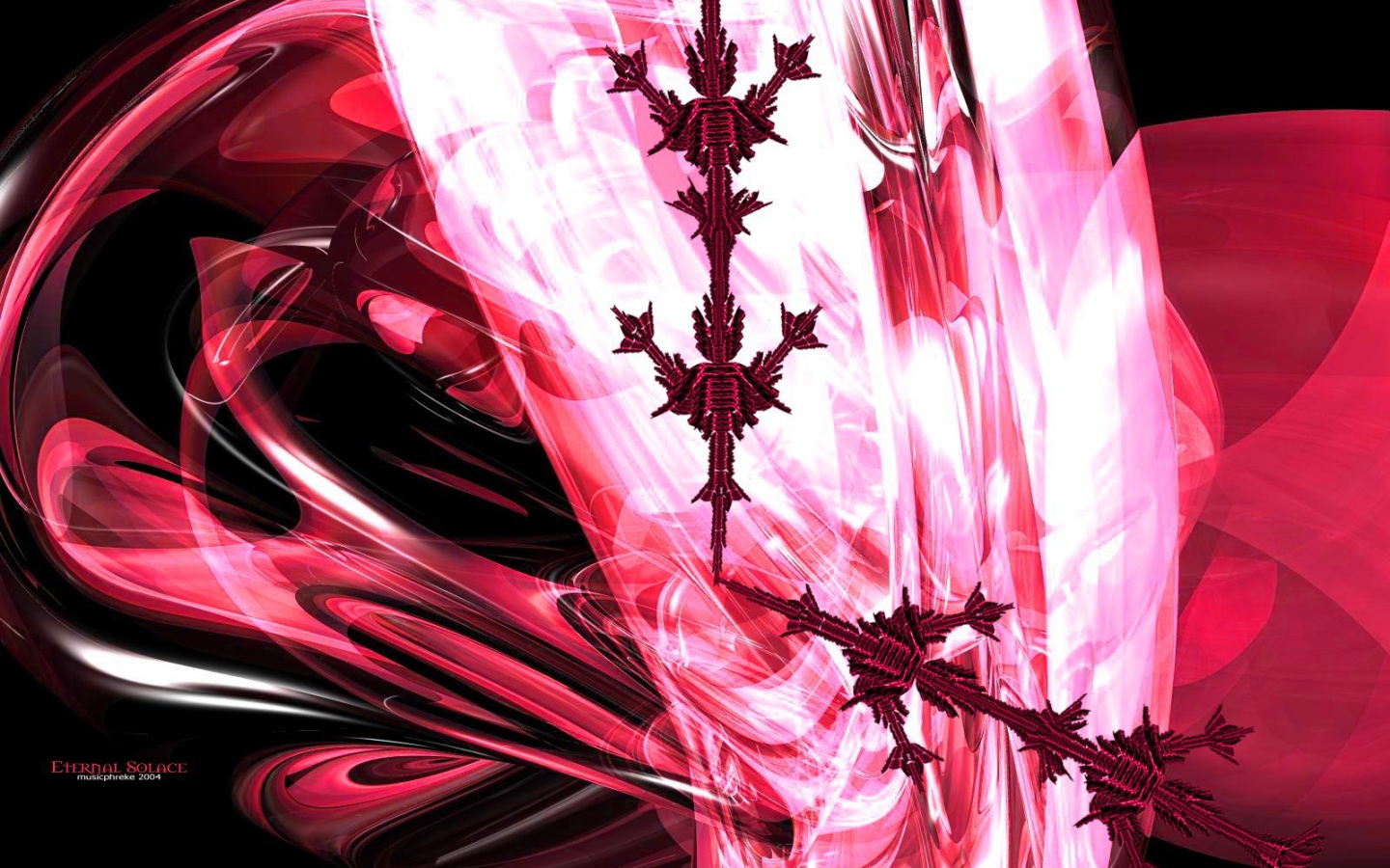 Розовая абстракция