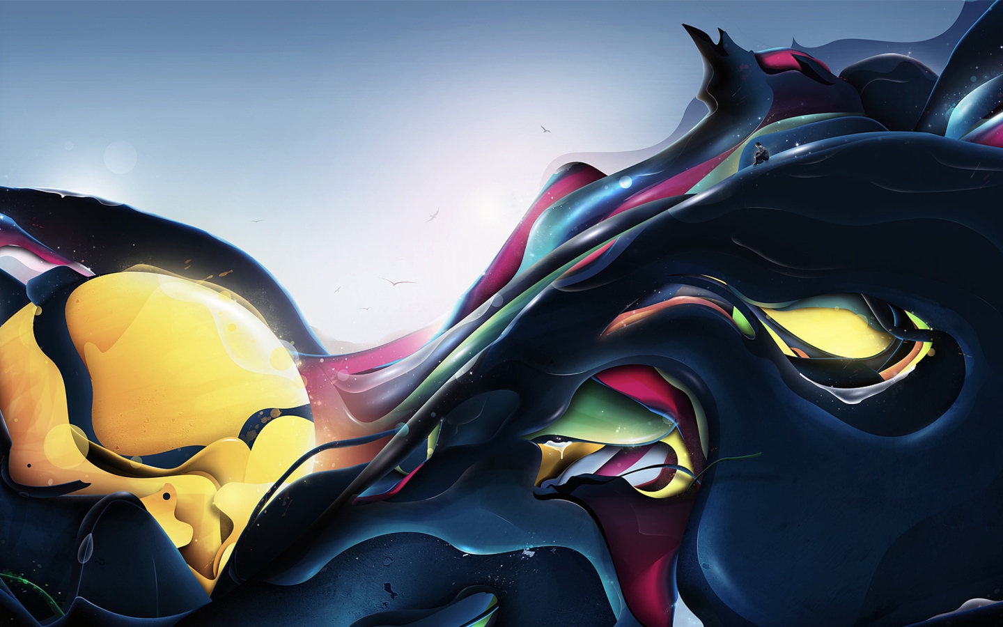 Абстрактные горы