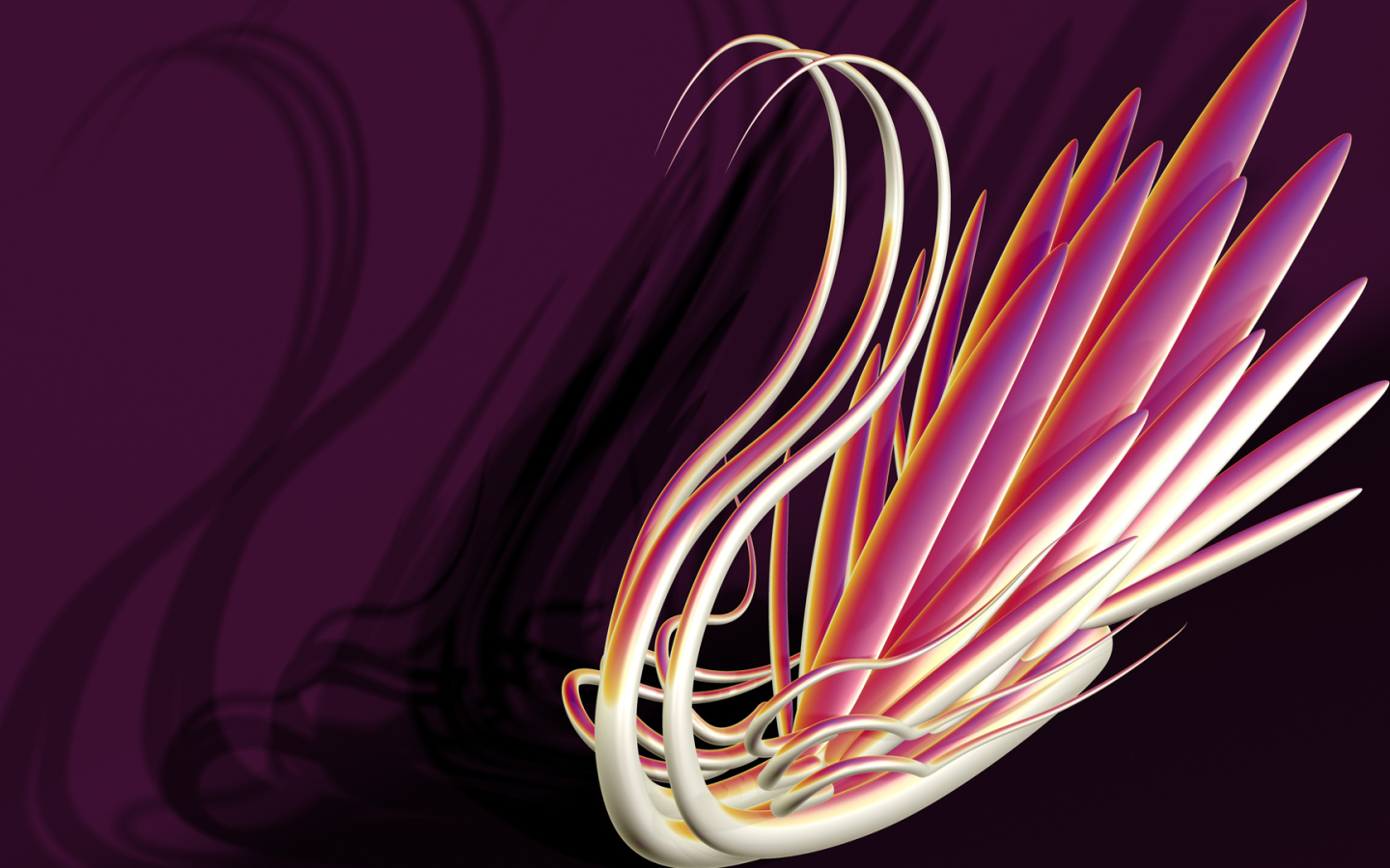 Абстрактный лебедь