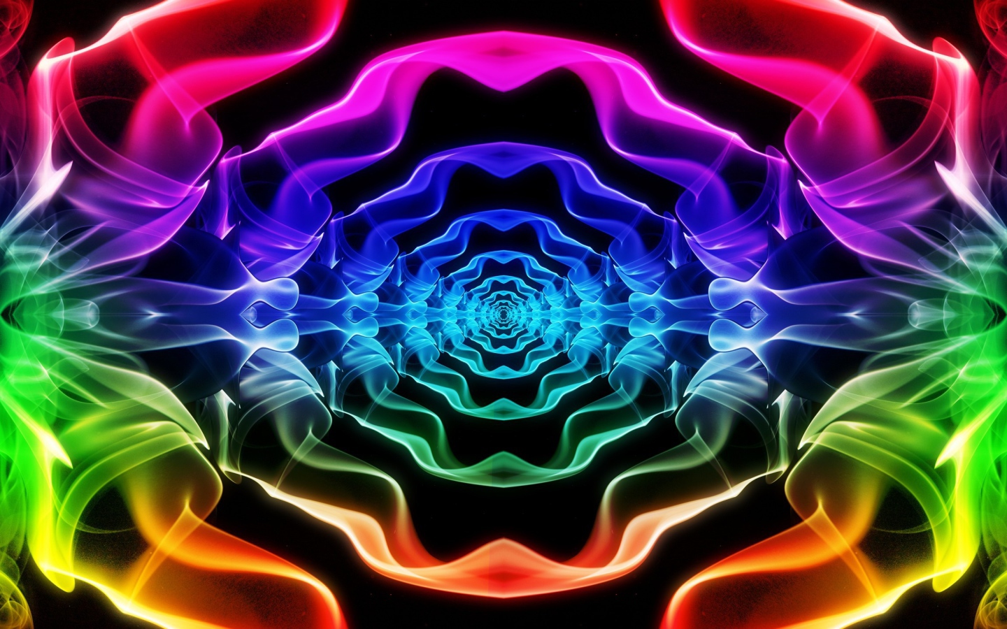 Абстрактный цветной тоннель