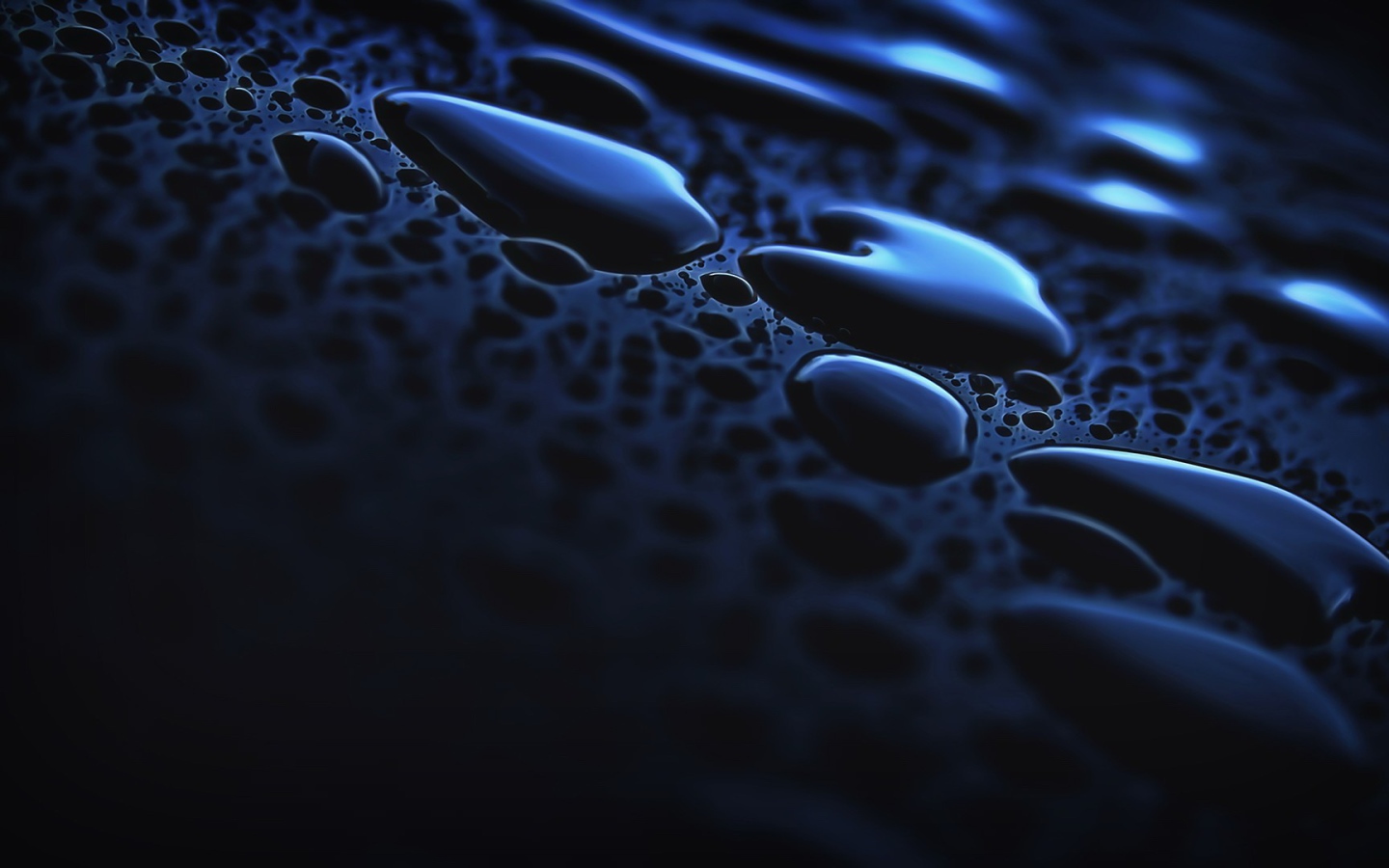 Синие капли