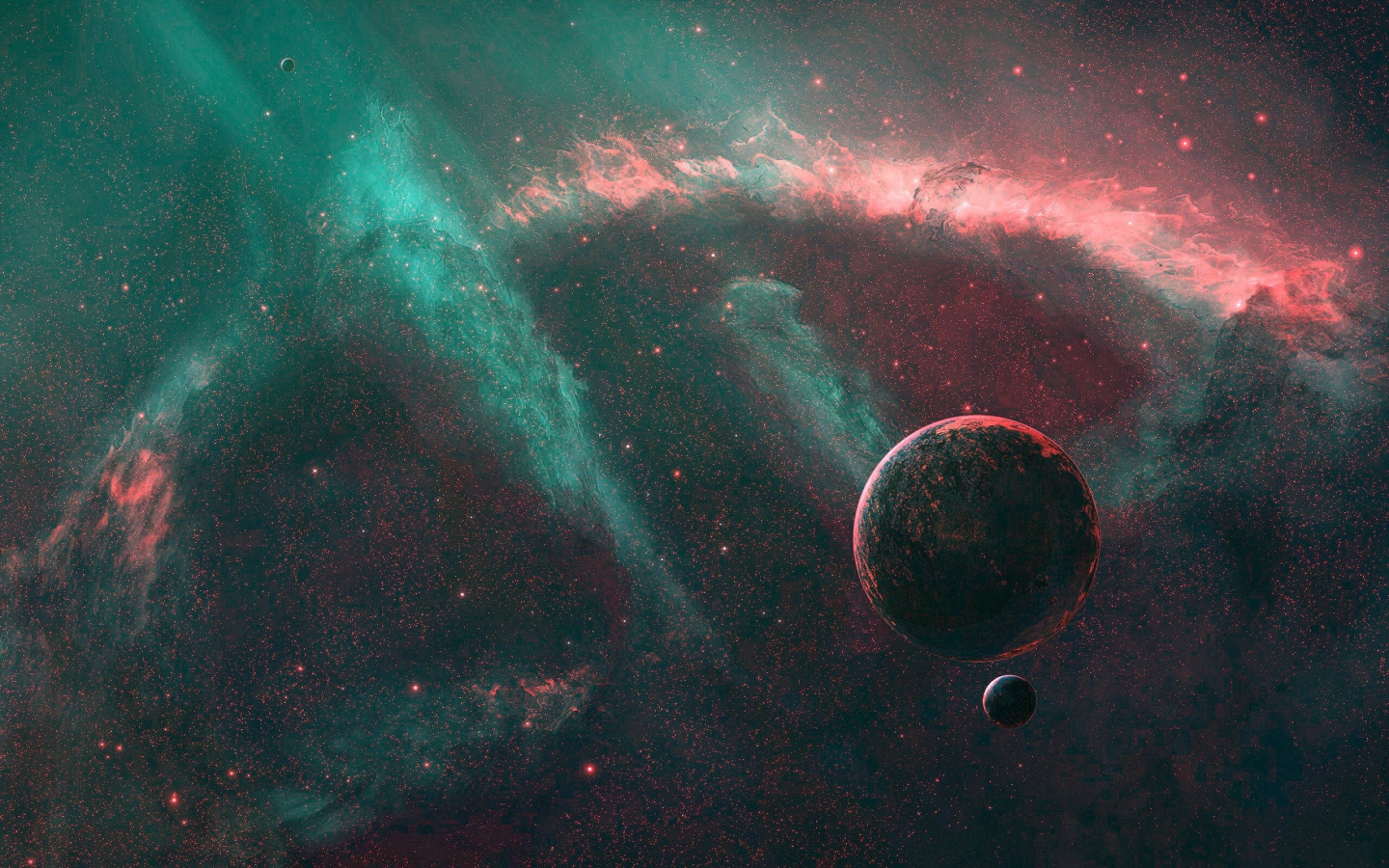 Темная одинокая планета