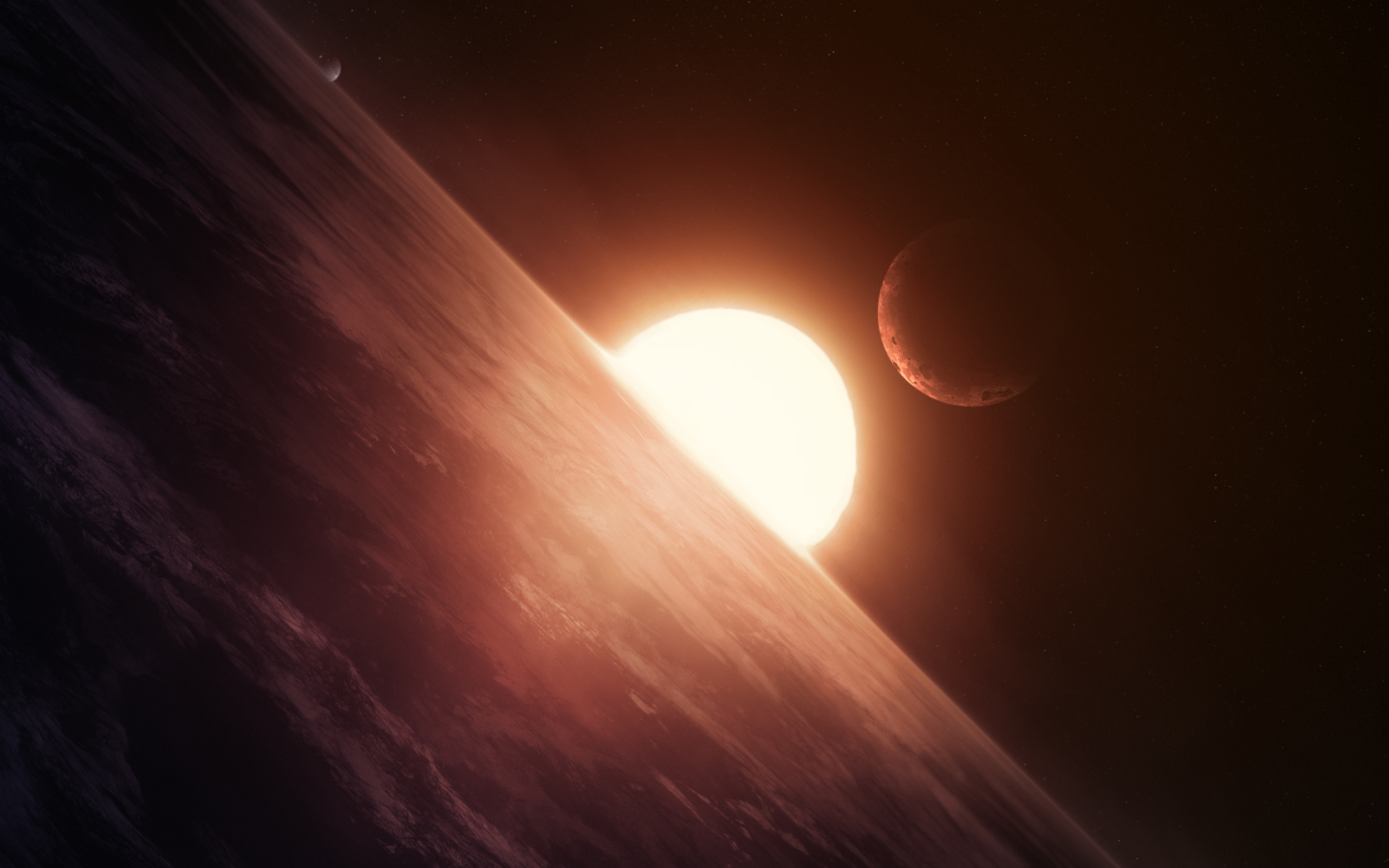 Восход над планетой