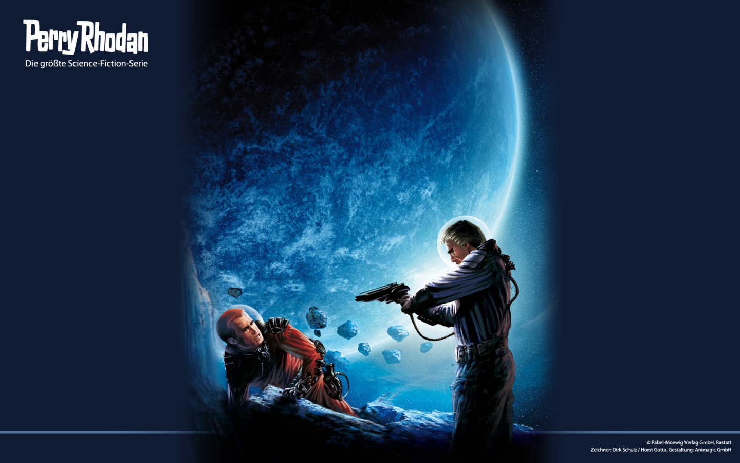 Космонавт с пистолетом