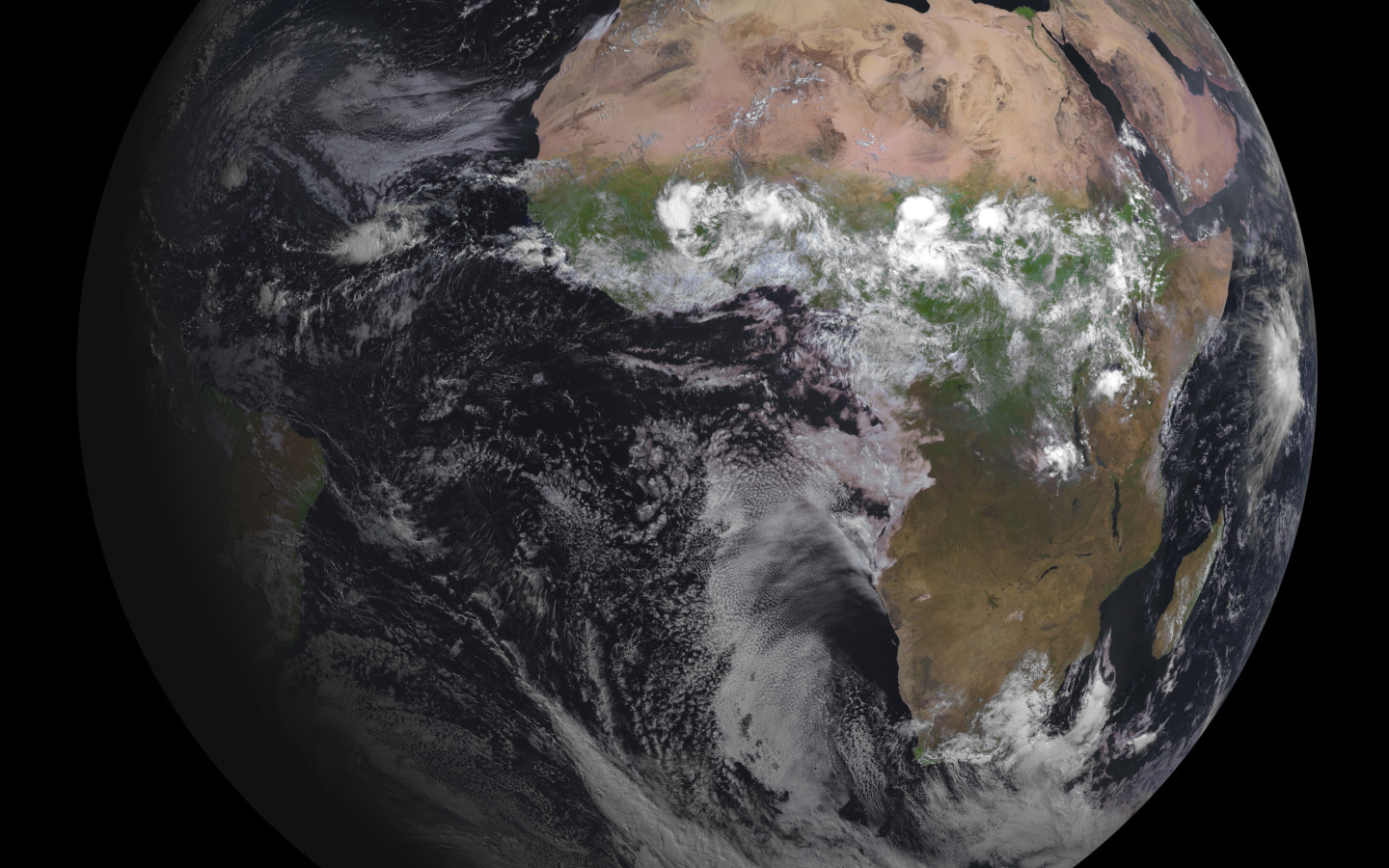Вид на Землю со спутника