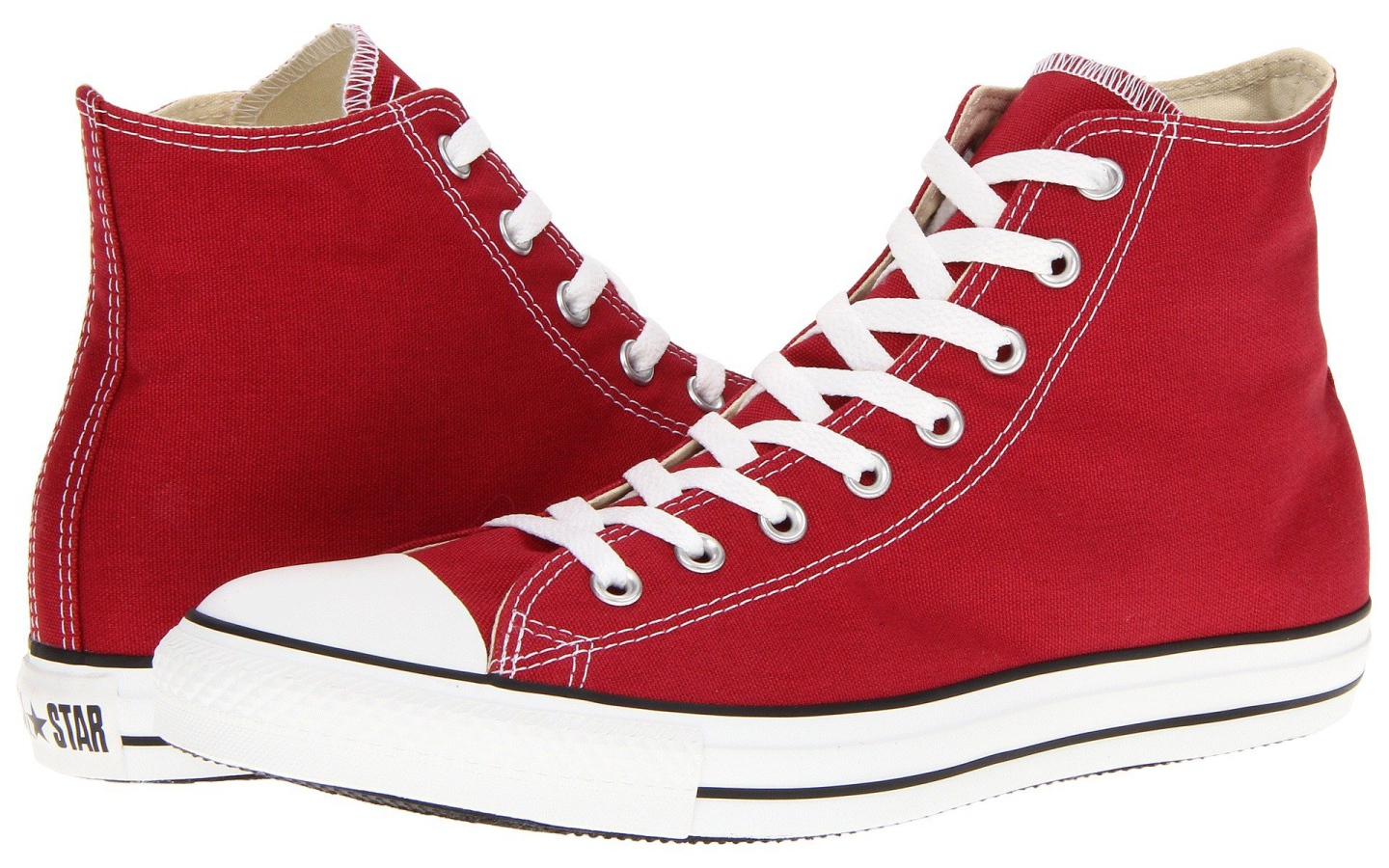 Стильные красные кеды