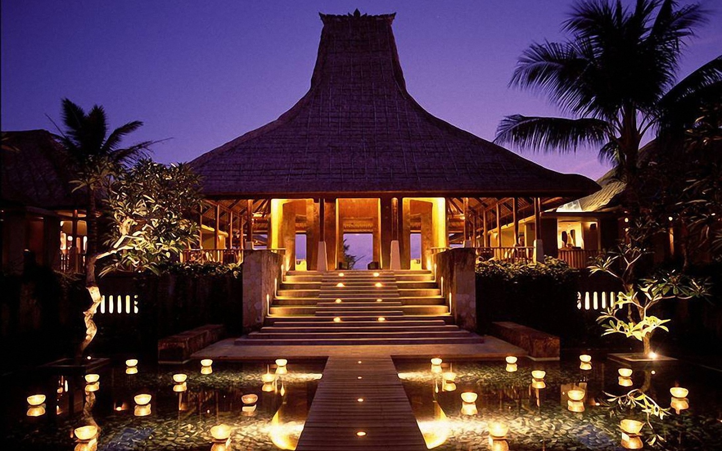 Дорога к храму на Бали