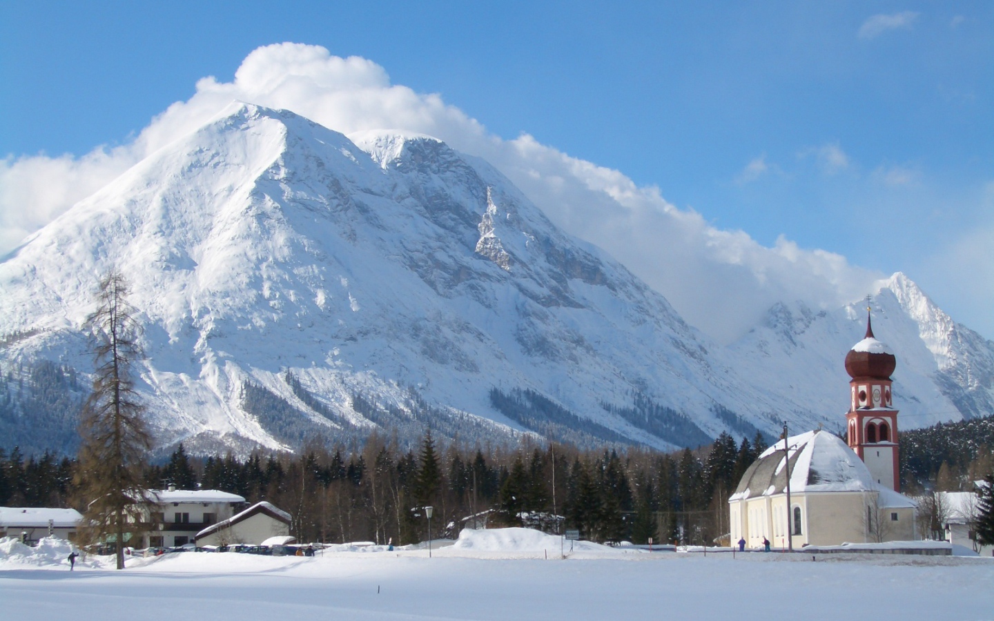 Альпы на курорте Зеефельд, Австрия