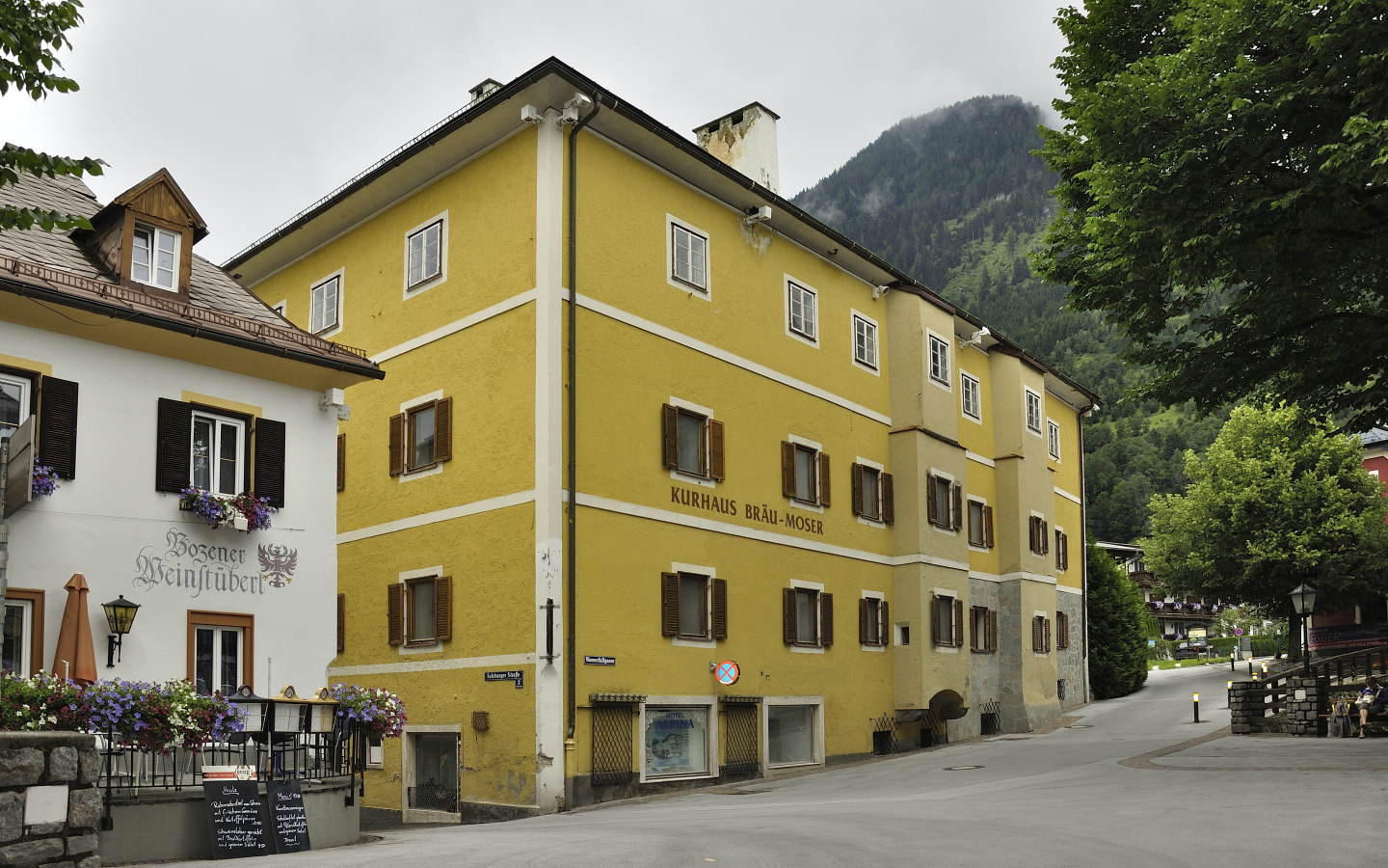 Кафе на курорте Бад Хофгастайн, Австрия