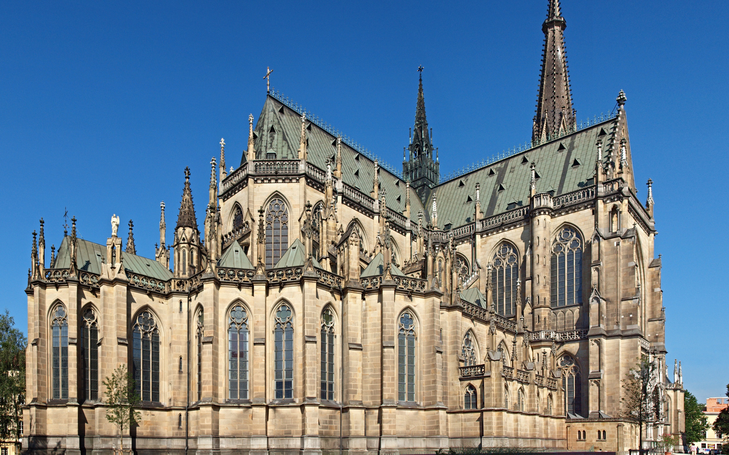 Католический собор в городе Линц, Австрия