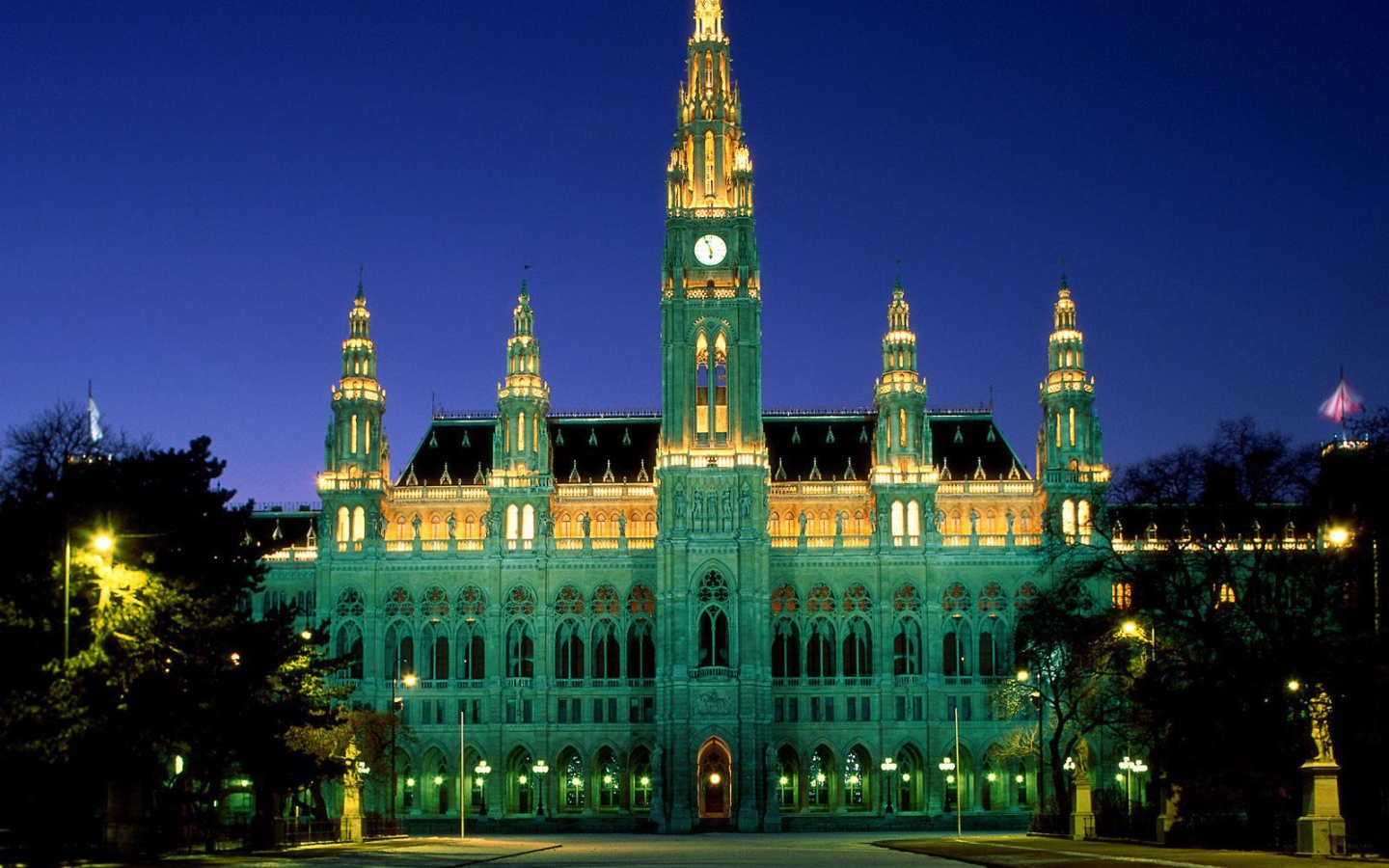 Сити Холл в городе Вена, Австрия