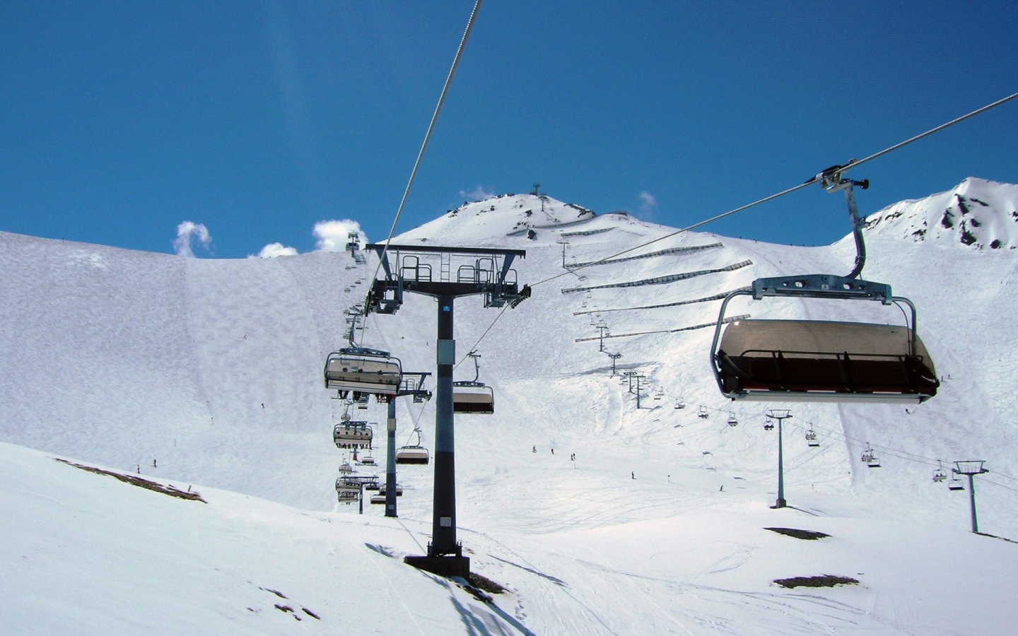 Подъемник на горнолыжном курорте Ишгль, Австрия