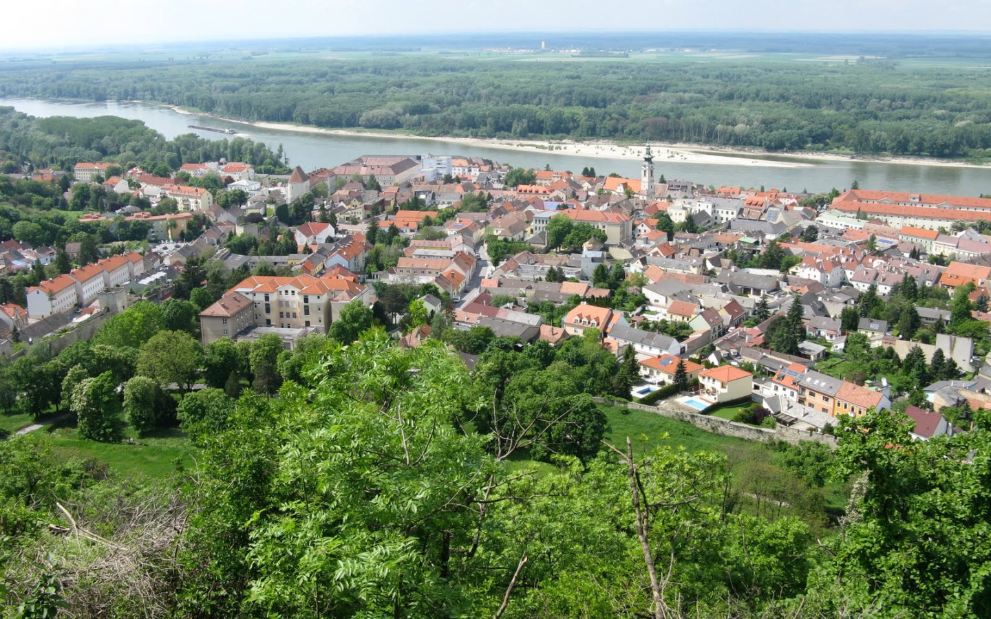 Панорама города Гайнберг, Австрия