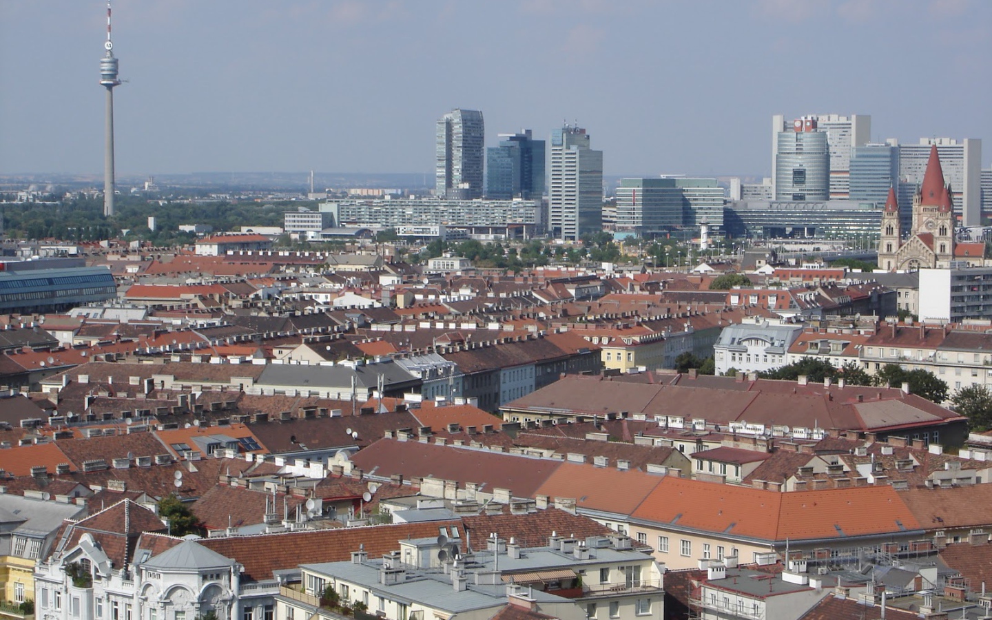 Панорама города Вена, Австрия