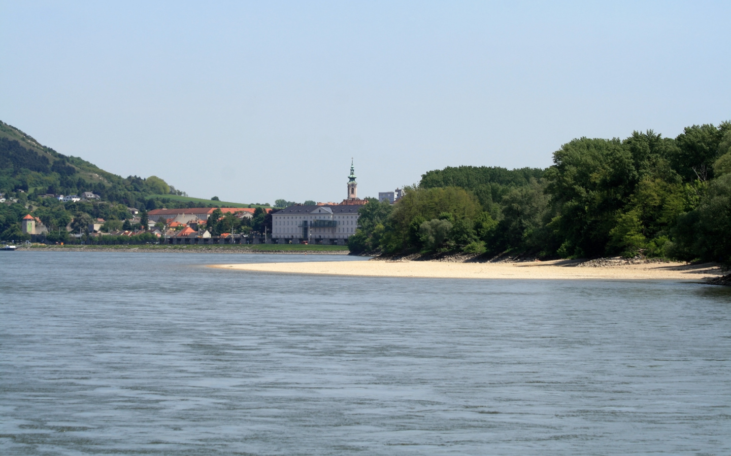 Река в городе Гайнберг, Австрия