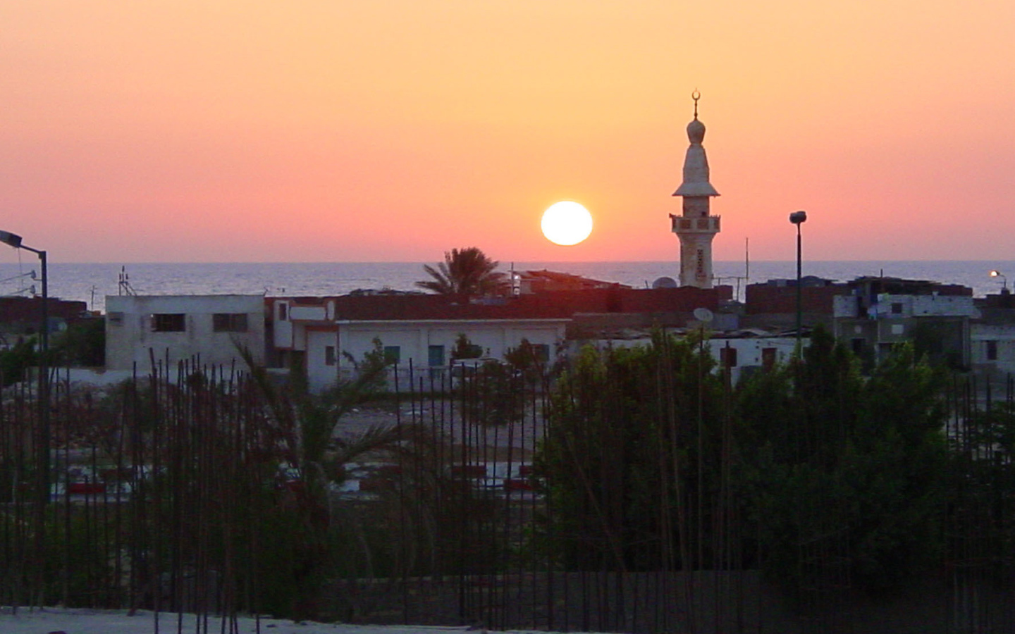 Закат на курорте Эль Кусейр, Египет
