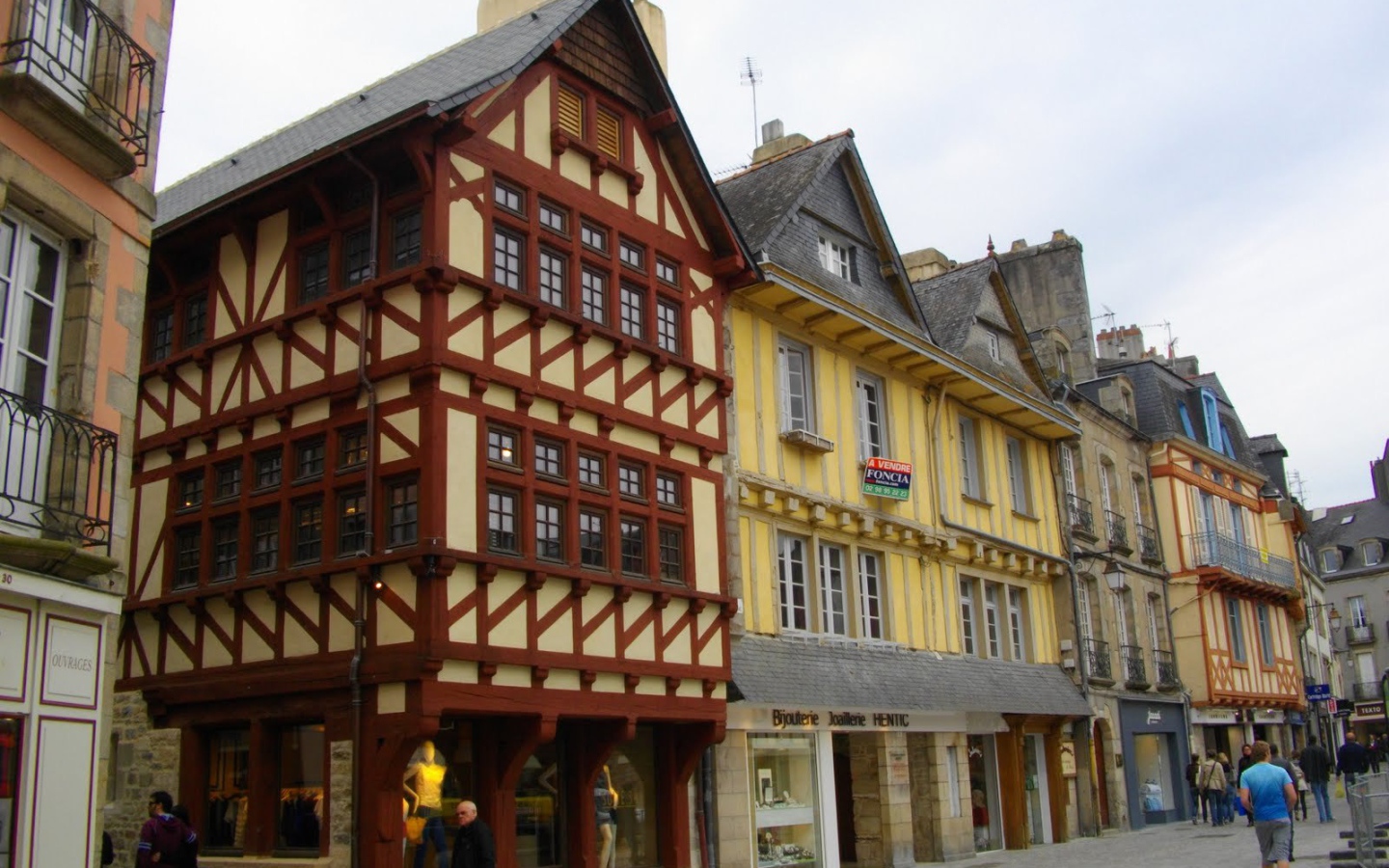 Старинные дома в Бретань, Франция