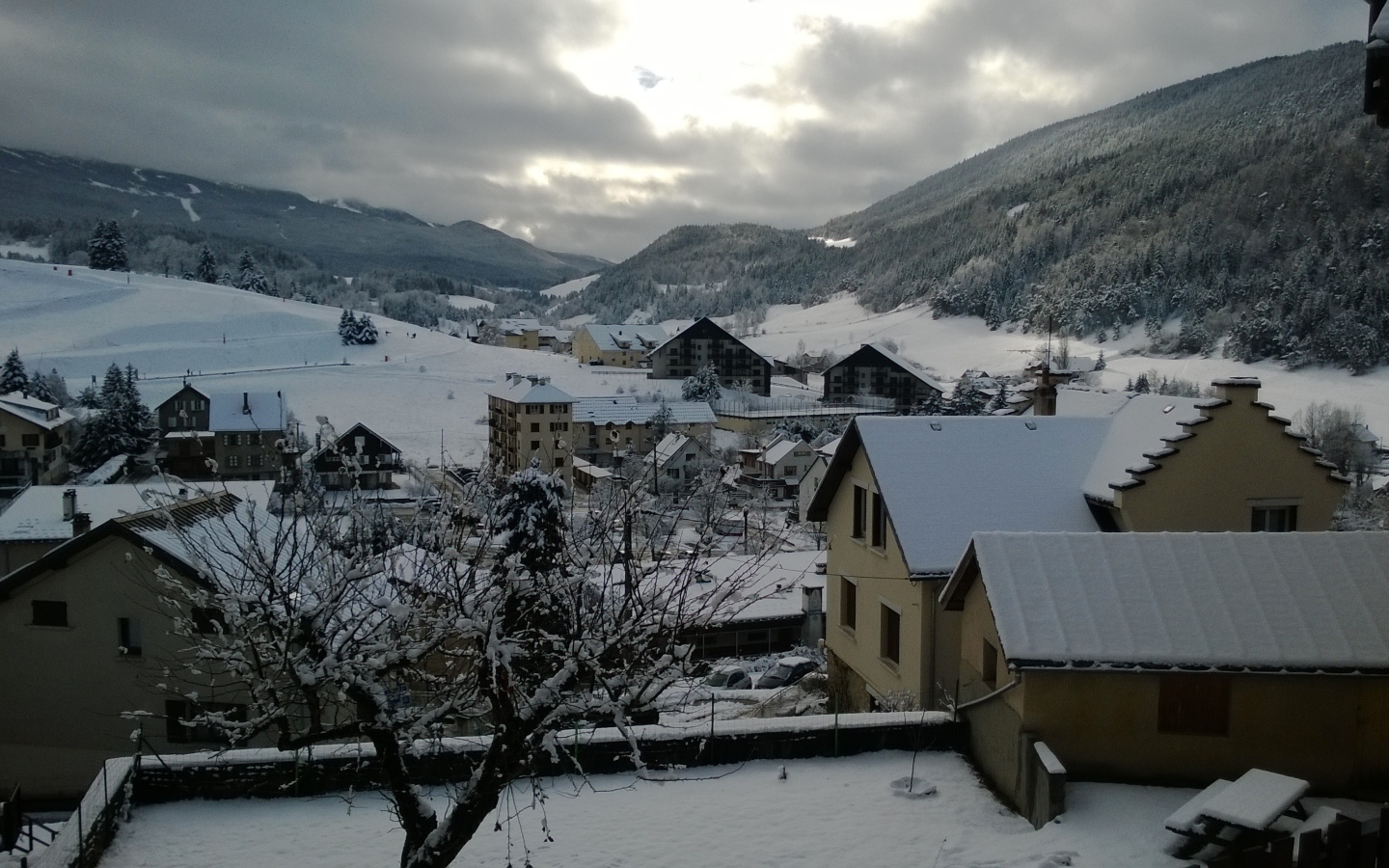 Панорама на курорте Виллар-де-Ланс, Франция