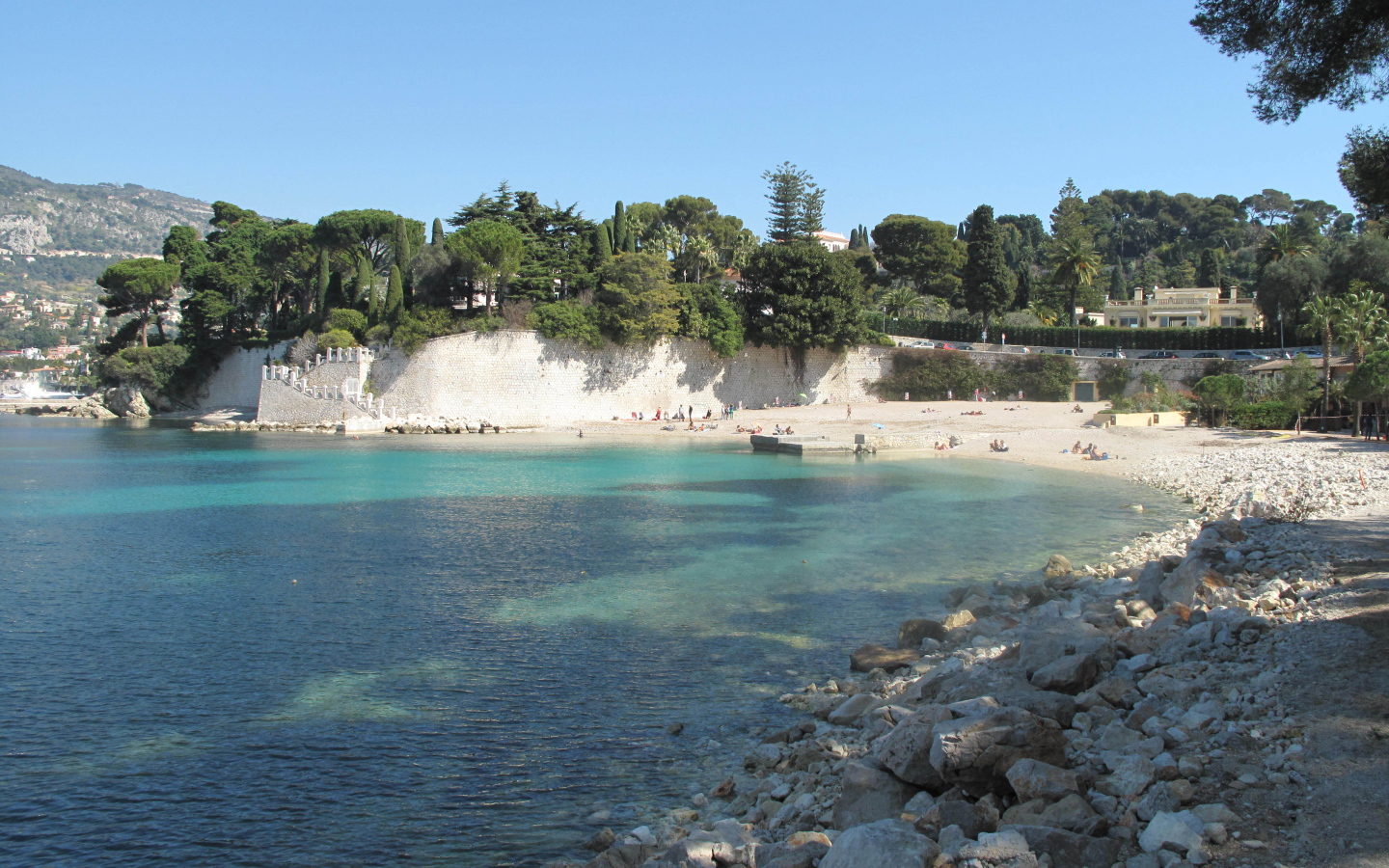 Набережная на курорте Сен-Жан-Кап-Ферра, Франция