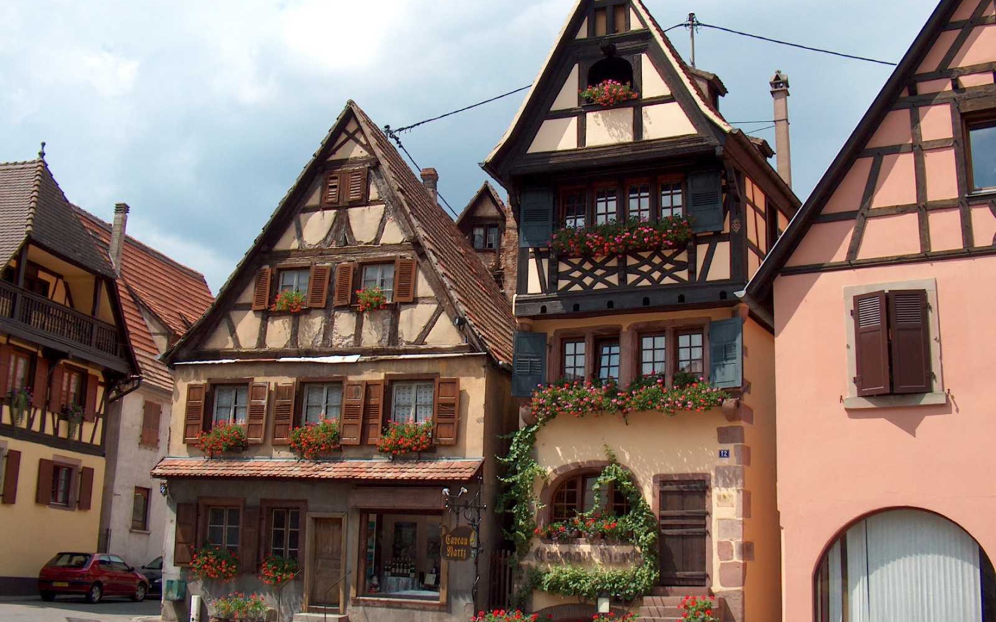 Городские дома в Эльзасе, Франция