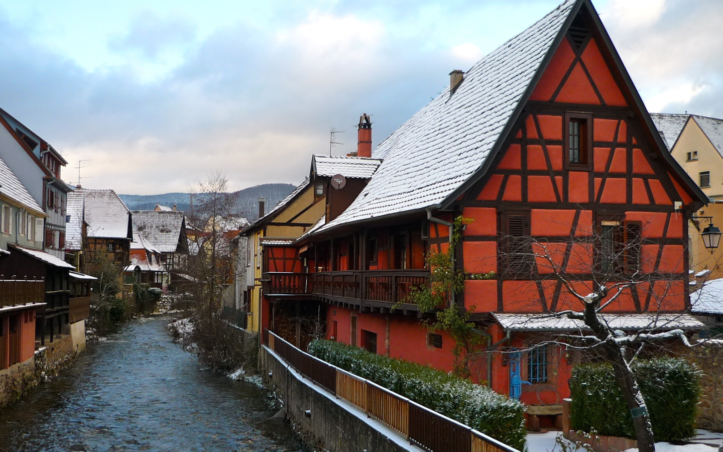 Зима в Эльзасе, Франция