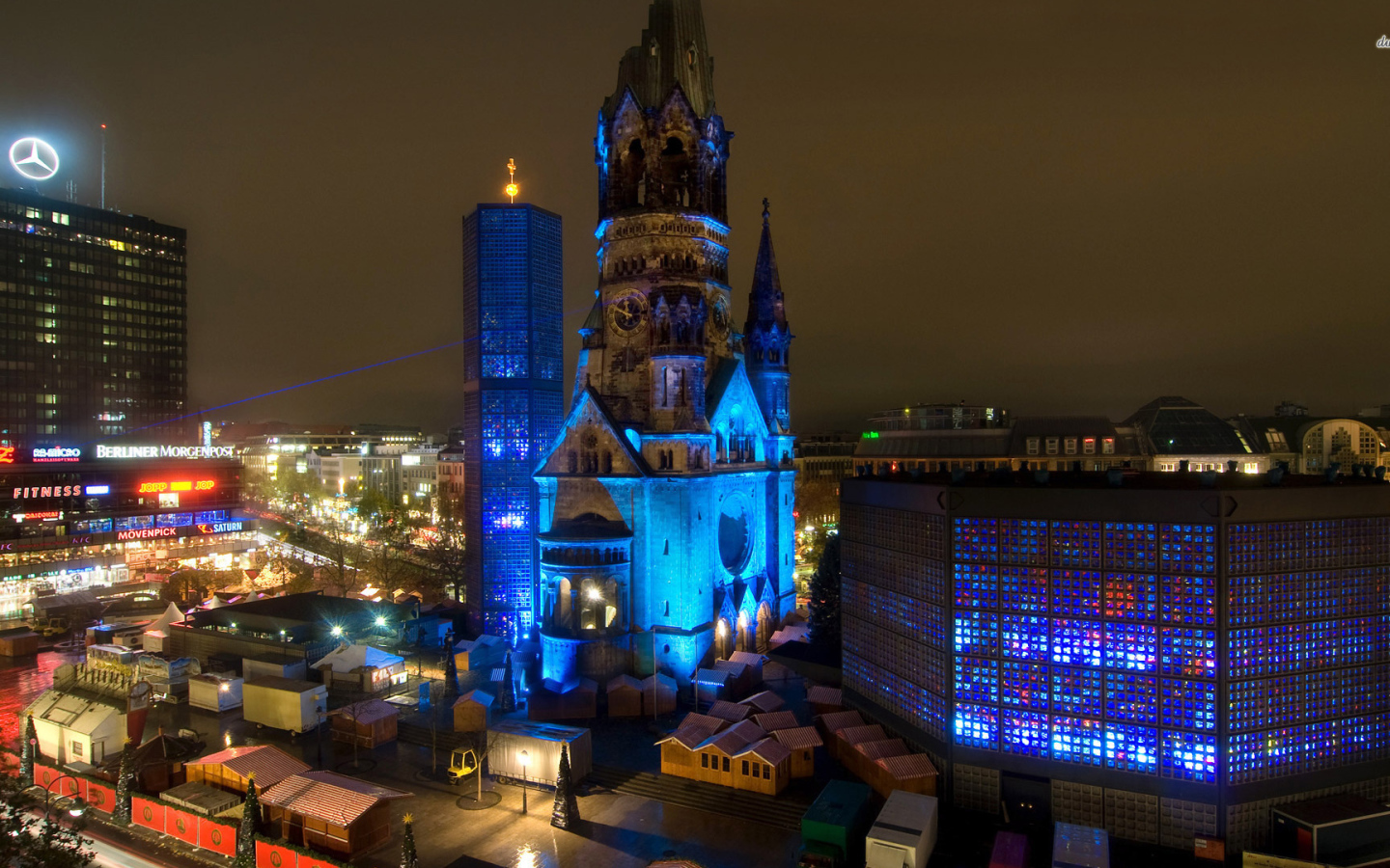 Night Cathedral in Berlin