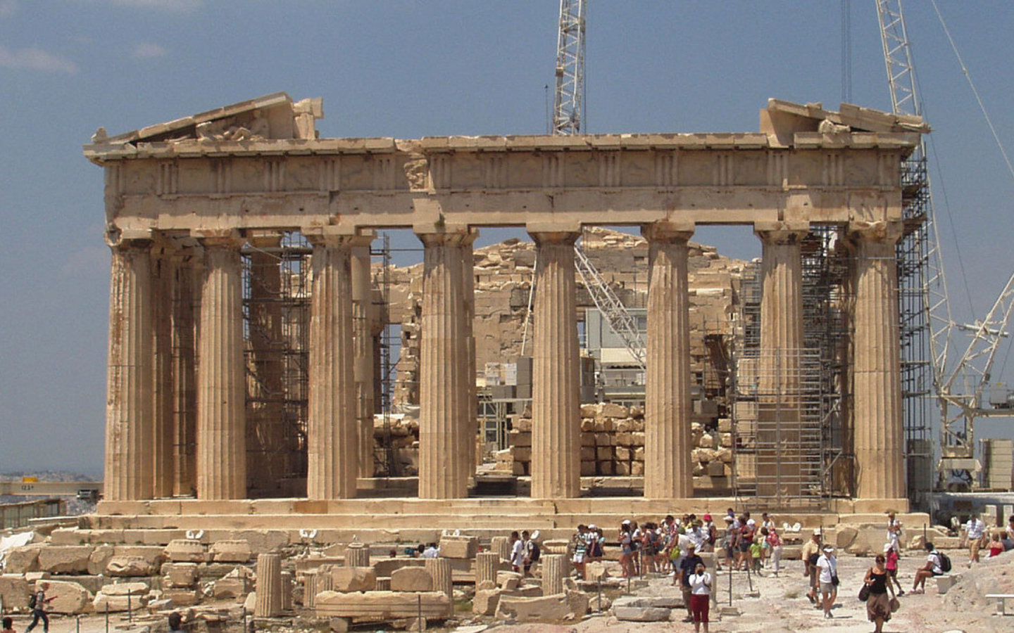 Древние руины в Афинах