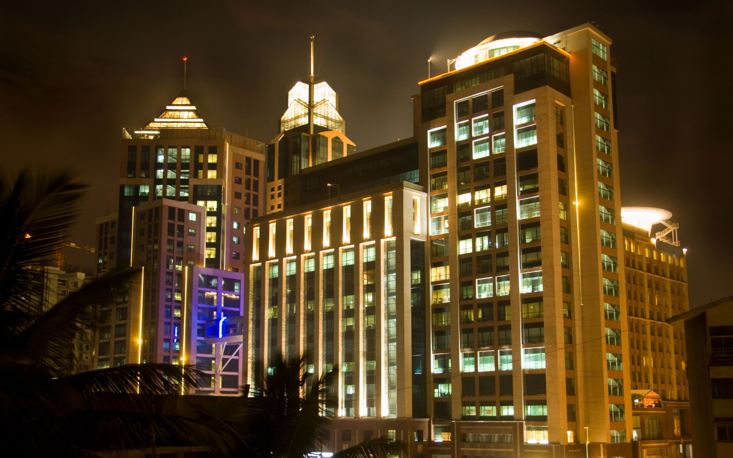 Ночные огни Бангалора