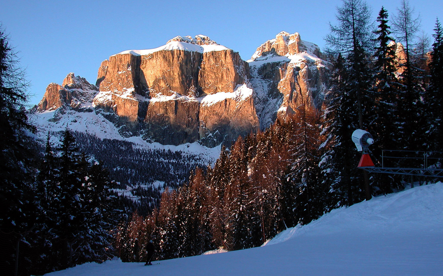 Доломитовые Альпы на горнолыжном курорте Кортина д'Ампеццо, Италия