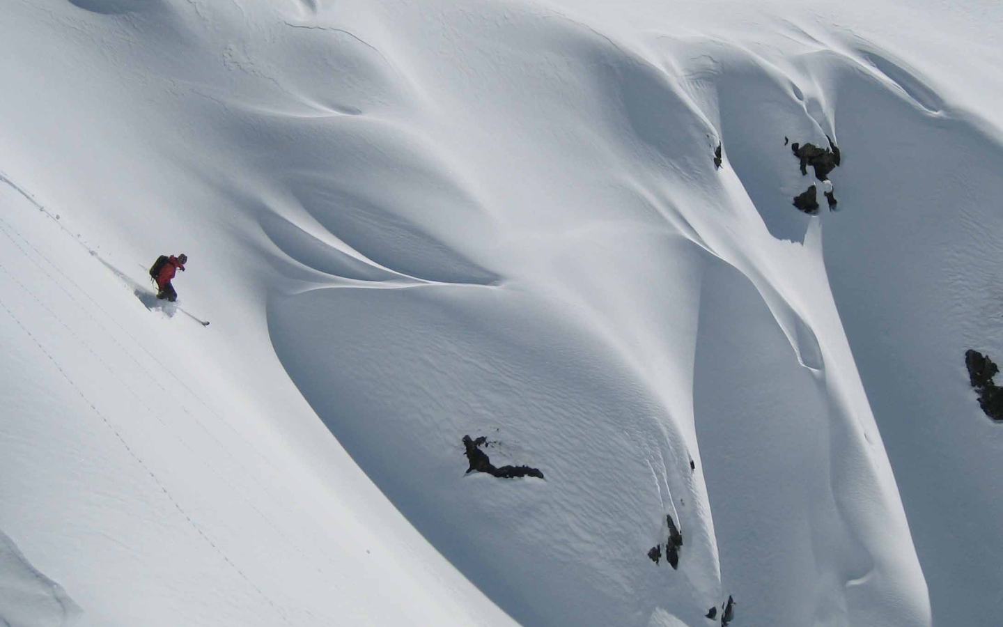Экстремальные лыжи на горнолыжном курорте Червиния, Италия