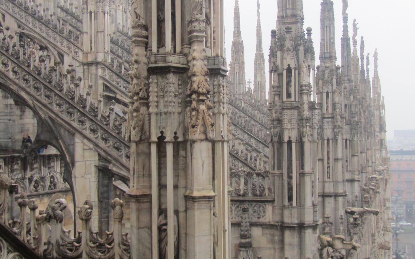 Шпили собора Дуомо в Милане, Италия