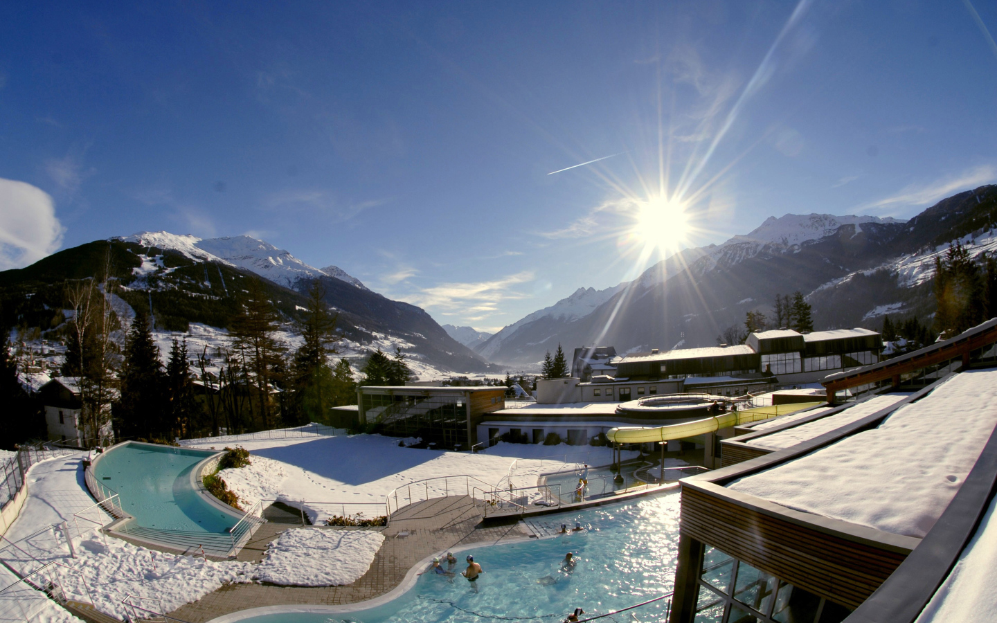 Термальный курорт в Бормио, Италия